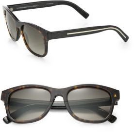 Christian Dior Black Tie Wayfarer Acetate Sunglasses