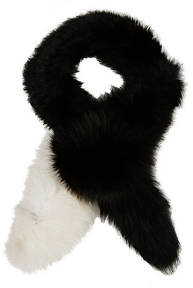 Marni Women's Fox Fur Stole-BLACK