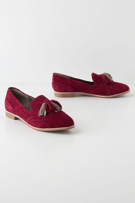 Anthropologie Two-Tone Tasseled Loafers