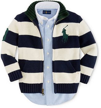 Ralph Lauren CHILDRENSWEAR Boys 2-7 Stripe Long-Sleeve Sweater