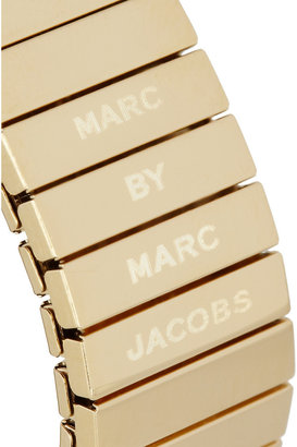 Marc by Marc Jacobs Watch Bandz elasticated gold-tone bracelet