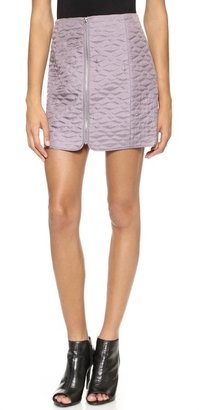 Rebecca Taylor Quilted Miniskirt
