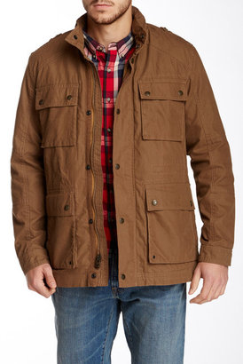 Cole Haan Button Front Military Jacket