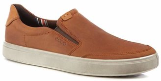 ECCO - Tan Leather 'Kyle' Slip-On Shoes