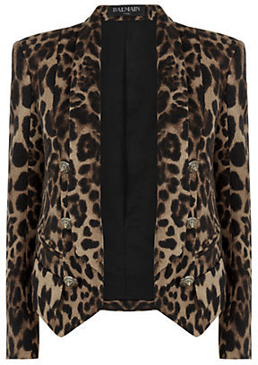 Balmain Jungle Leopard Jacket