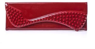 Christian Louboutin Pigalle patent leather clutch