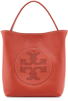 Tory Burch Pebbled Leather Hobo Bag, Curry
