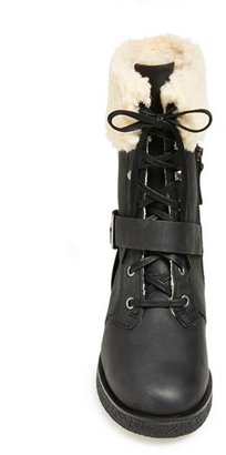 Koolaburra 'Jovi' Lace-Up Moto Boot (Women)