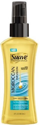 Suave Professionals Dry Body Oil Spray, Moroccan Infusion, 3 Ounce