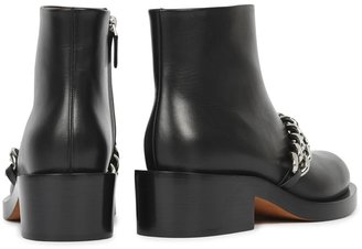 Givenchy Black leather biker boots