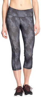 Old Navy Women's Active Patterned Compression Capris (20")