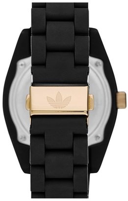 adidas 'Brisbane' Silicone Bracelet Watch, 42mm