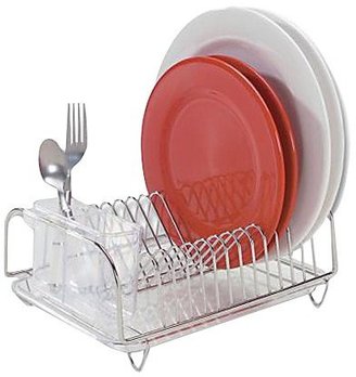 Better Houseware 3423 Compact Dish Drainer Set, Stainless
