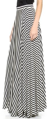 Milly Striped Maxi Skirt