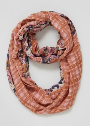 Floral Check Snood