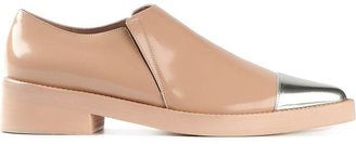 Marni contrasted toe cap loafers