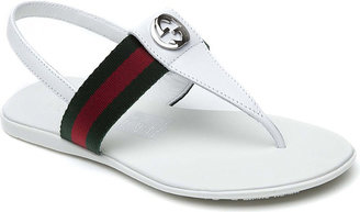 Gucci Web-Detail Leather Sandals 6-8 Years - for Girls