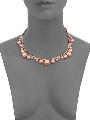Ca&Lou Stella Crystal & Faux Pearl Necklace