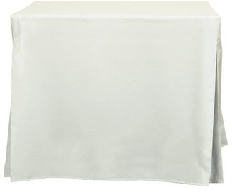 Tablevogue 34-Inch Fitted Folding Card Tablecloth, White