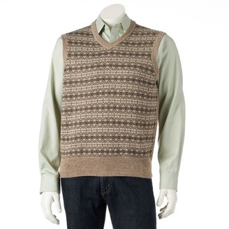 Dockers fairisle sweater vest - men