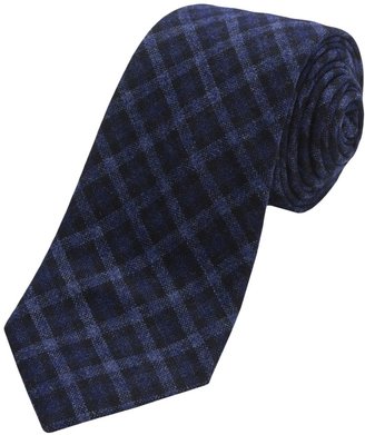 Altea Olona 3 Plaid Tie - Wool-Cotton-Cashmere (For Men)