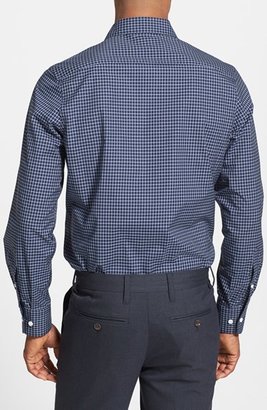 John W. Nordstrom Regular Fit Check Print Supima® Cotton Sport Shirt