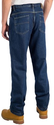 Specially made Relax Fit Denim Jeans - Flannel Lined (For Men)