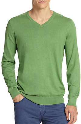 Saks Fifth Avenue Silk Blend V-Neck Sweater