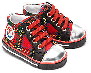 Naturino Infant's & Toddler's Jerry Plaid High-Top Sneakers