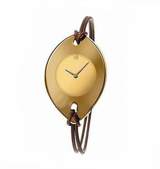Calvin Klein Women's K3323409 Brown Leather Quartz Watch with Dial