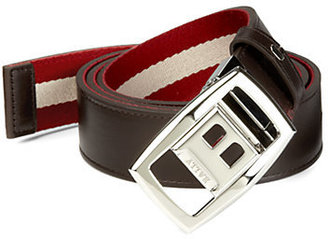 Bally Reversible Leather-to-Canvas Belt