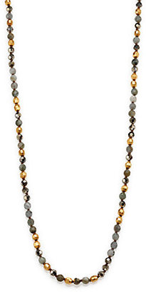 Chan Luu Labradorite & Crystal Beaded Strand Necklace