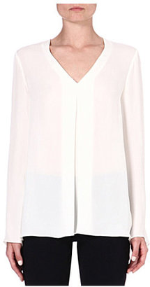 Theory Trent silk blouse