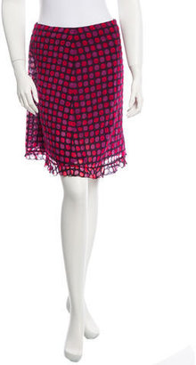 Chanel Silk Skirt
