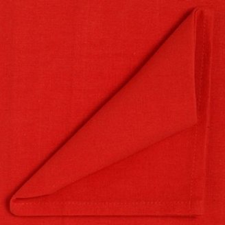 Debenhams Red small rectangular cotton table cloth