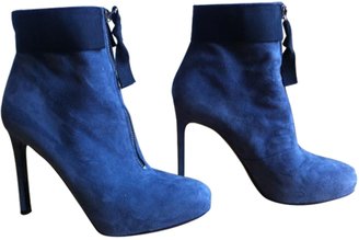 Bruno Frisoni Blue Leather Ankle boots