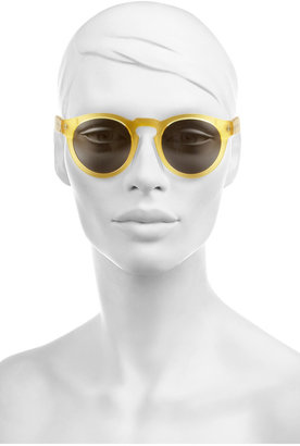 Illesteva Leonard round-frame acetate sunglasses