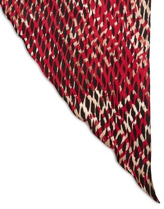 Chico's Graphic Grid Angled Scarf