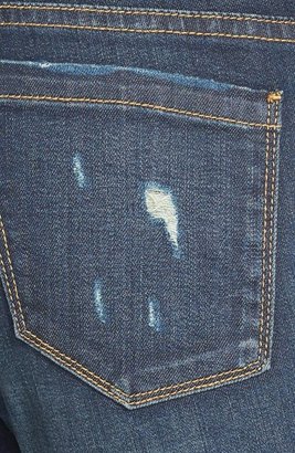 Blank NYC Distressed Skinny Jeans (Dark Denim)