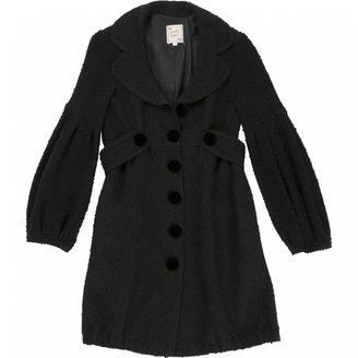 Nanette Lepore Black Wool Coat