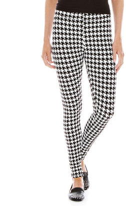 JCPenney MIXIT Mixit Houndstooth Leggings
