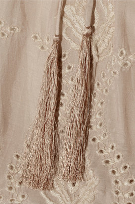 Melissa Odabash Fruley embroidered voile dress