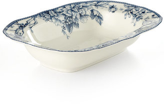 222 Fifth Adelaide Blue Oval Vegetable Bowl