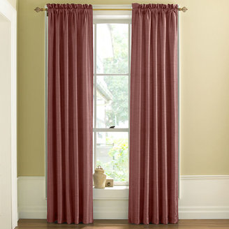 JCPenney Fortune Faux-Silk Solid Rod-Pocket Curtain Panel