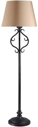 Kenroy Home Clairmont 60 in. Outdoor Oil Rubbed Bronze LED Solar Floor Lamp