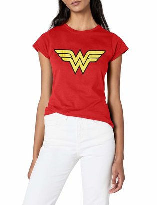 DC Women Wonder Logo Crew Neck Short Sleeve T-Shirt