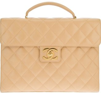 Chanel Vintage quilted briefcase