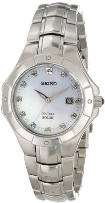 Seiko Women's SUT125 Analog Display Japanese Quartz Silver Watch