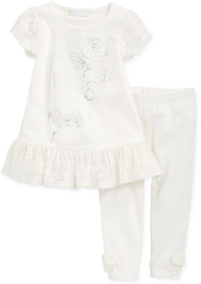 First Impressions Baby Girls' 2-Piece Top & Leggings Set