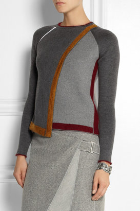 J.W.Anderson Wrap-effect wool-blend sweater